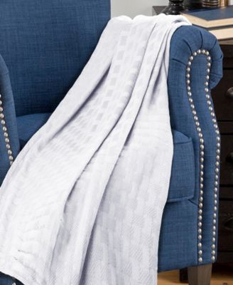 Basket Weave All Season Cotton Blanket, King