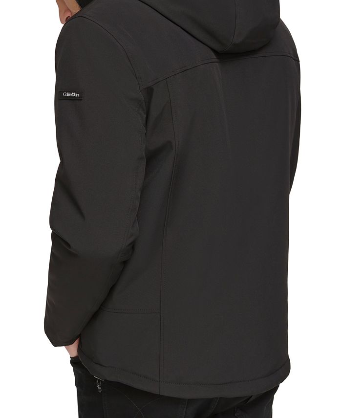 Calvin Klein Men's Sherpa Lined Infinite Stretch Soft Shell Jacket Macy's