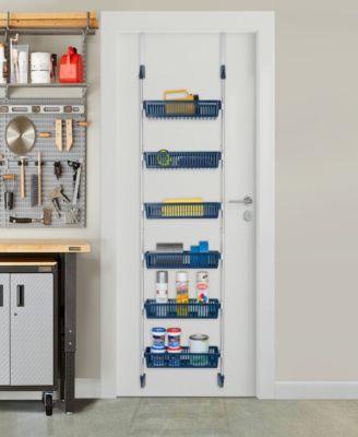 6-Tier Over-the-Door Hanging Pantry Organizer with Full Baskets