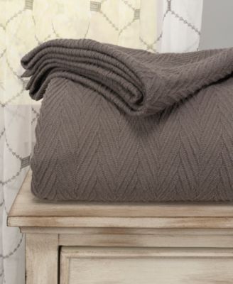 Chevron All Season Cotton Blanket, Full/Queen