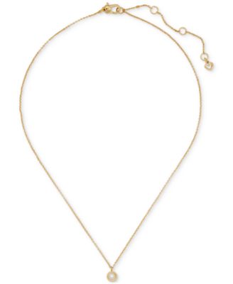 kate spade new york - Mini Pendant Necklace, 16" + 3" extender
