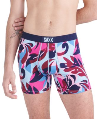 SAXX - Men's Ultra Super Soft Relaxed-Fit Moisture-Wicking Printed Boxer Briefs