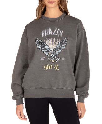 Hurley - Juniors' Tour Boyfriend Graphic Sweatshirt