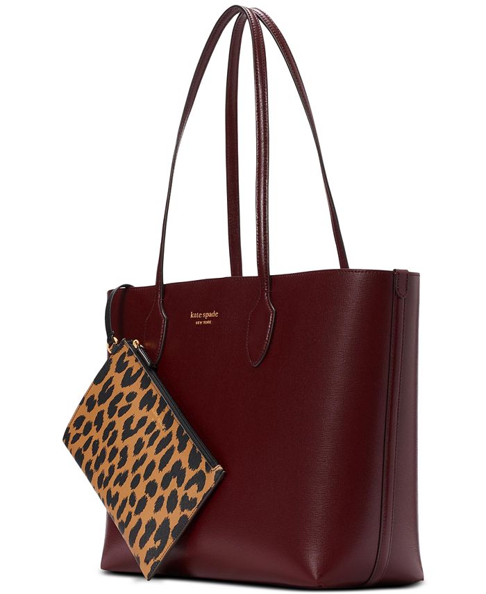 kate spade new york Bleecker Modern Leopard Interior Pop Printed Medium