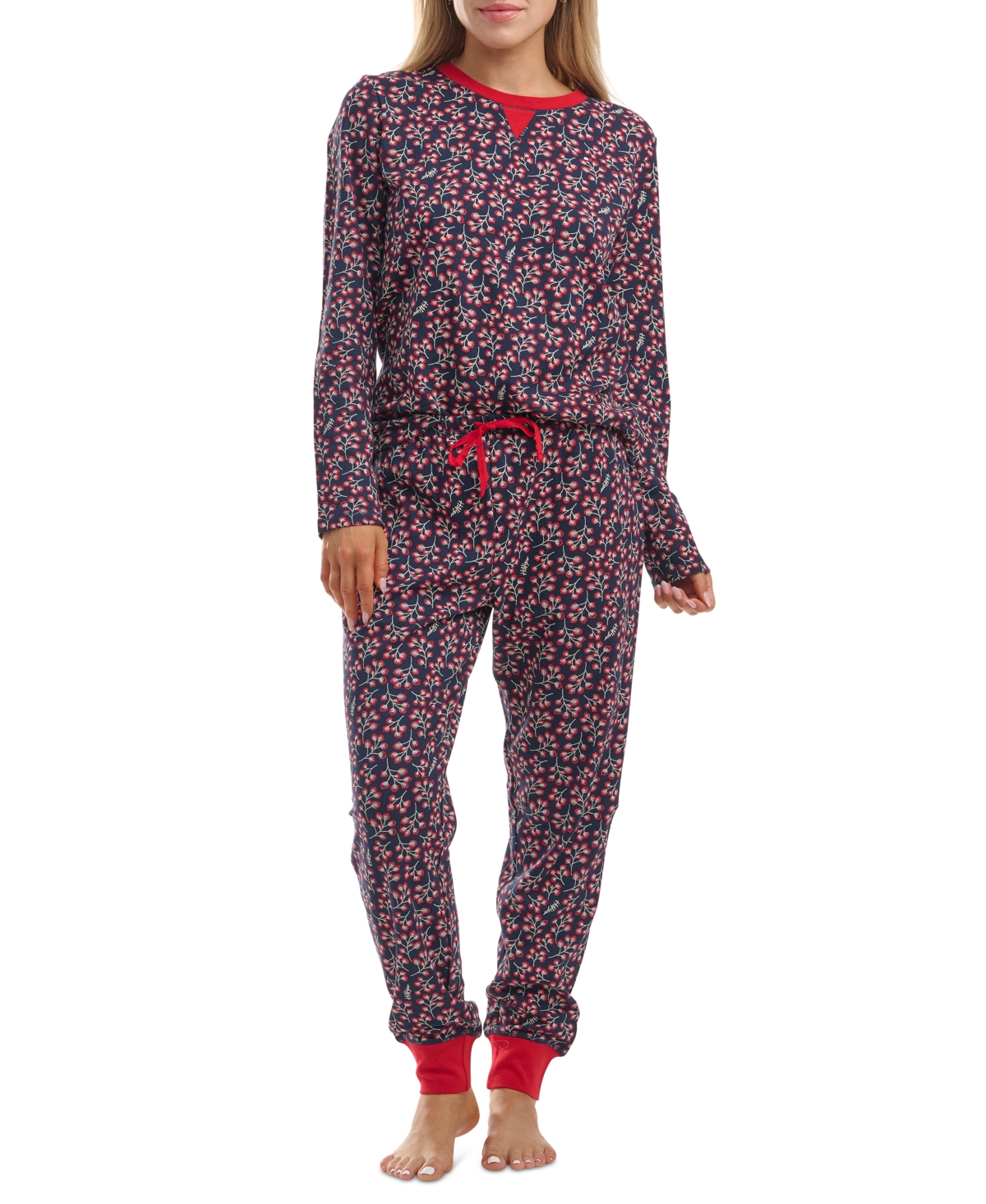 Tommy Hilfiger Women s 2 Pc. Packaged Printed Thermal Pajamas Set Smart Closet