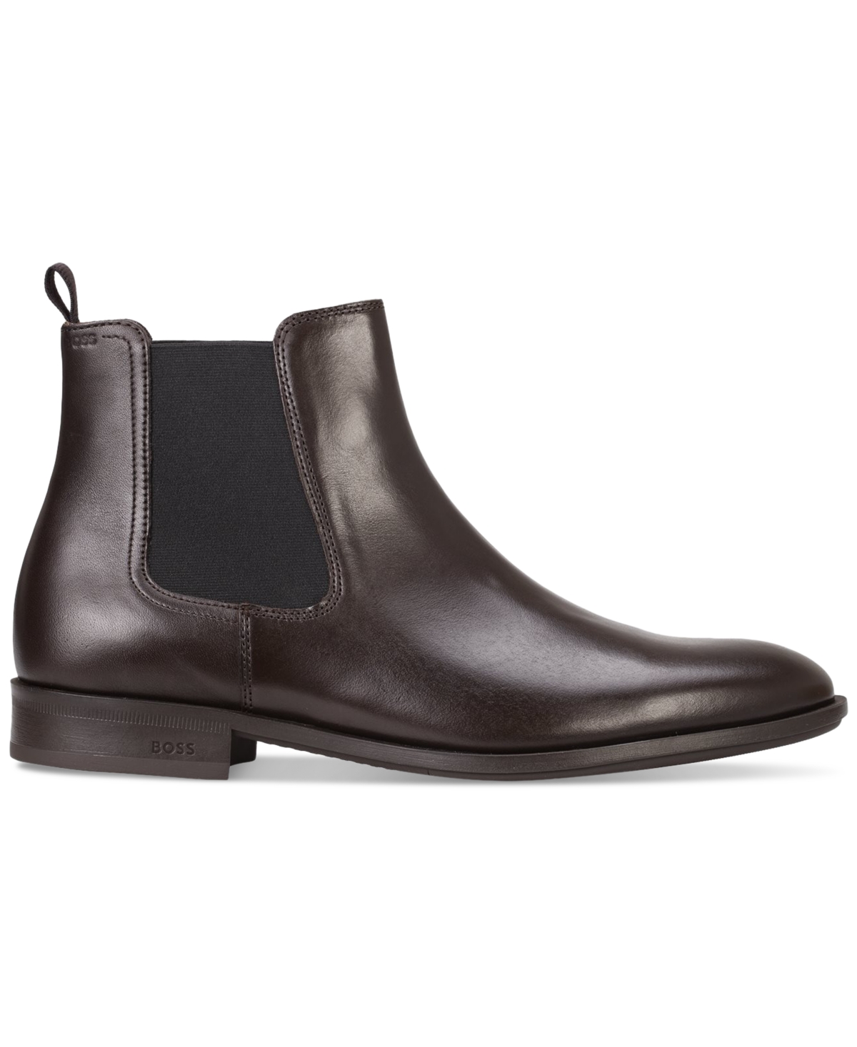HUGO BOSS MEN'S COLBY CHEB LEATHER CHELSEA BOOT