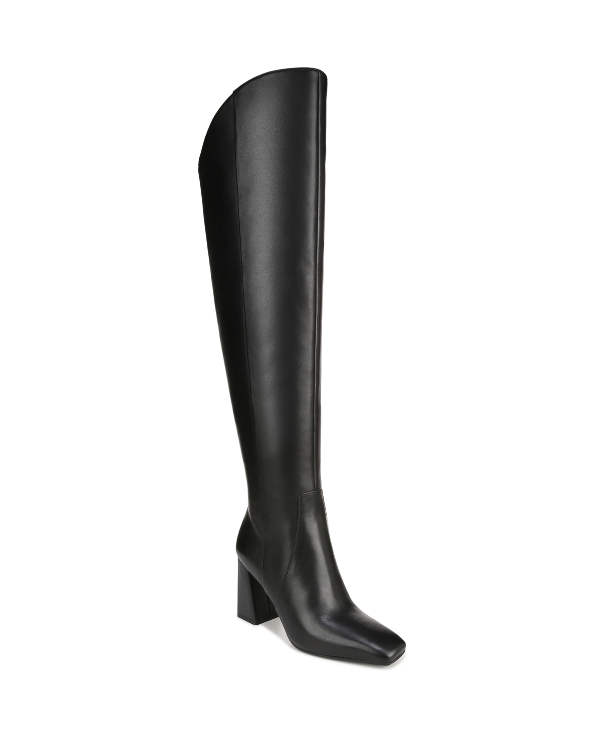 Lyric Over-the-Knee Boots - Black Leather