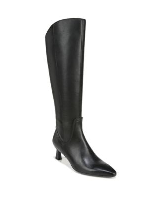 Macy's black wide calf fashion boots