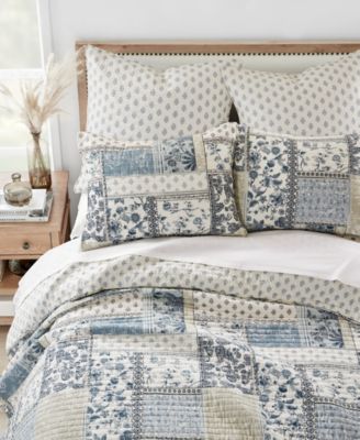 Aliza Folk Art Reversible 3-Pc. Quilt Set, Full/Queen