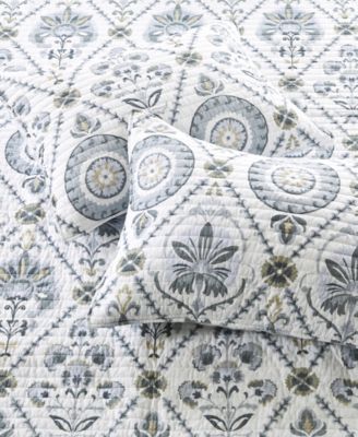 Maeve Vine Tile Reversible 2-Pc. Quilt Set, Twin/Twin XL