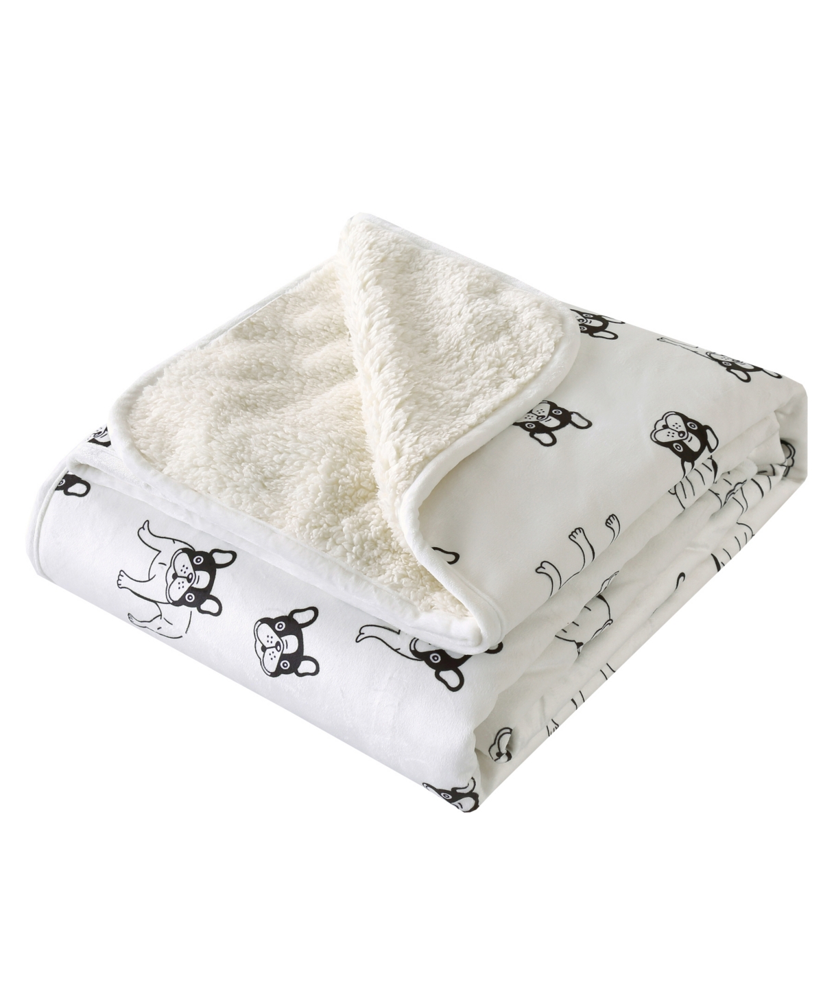 Happycare Textiles Advanced Water Resistant Pets Print Comfort Throw, 50