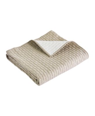 Cross Stitch Reversible Quilted Throw, 50" x 60"