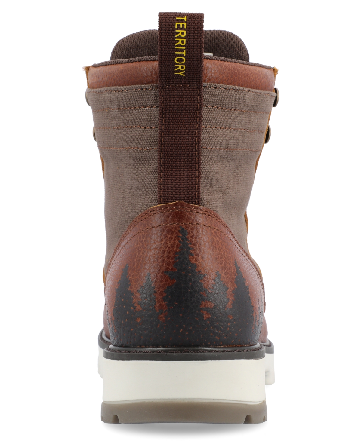 Territory Men's Timber Tru Comfort Foam Moc Toe Lace-up Ankle Boots