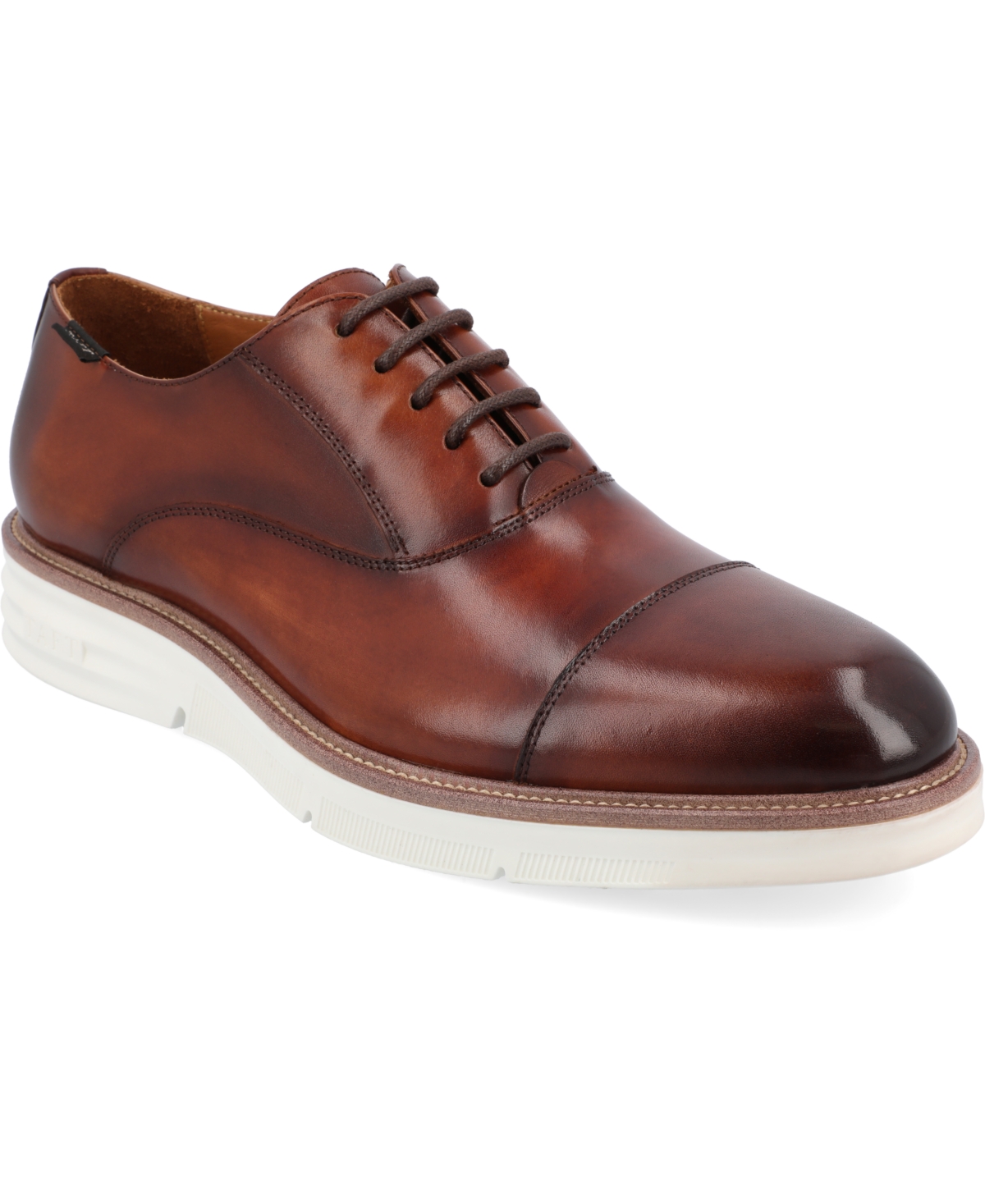 Shop Taft 365 Men's Model 102 Cap-toe Oxford Shoes In Honey