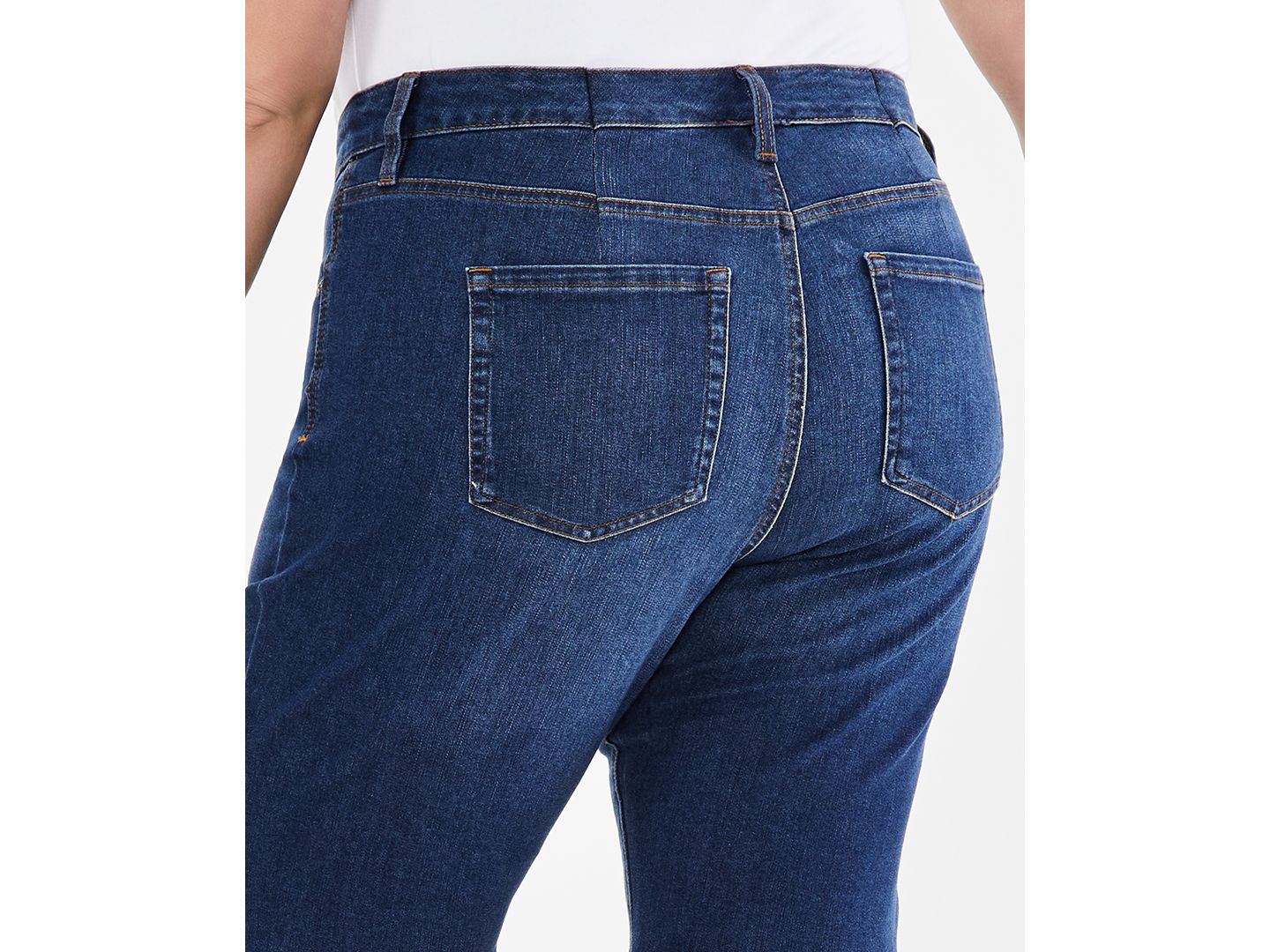 Женские шорты Style & Co Plus Size Mid-Rise Raw-Edge Bermuda Jean, цвет: Синий — фото 5