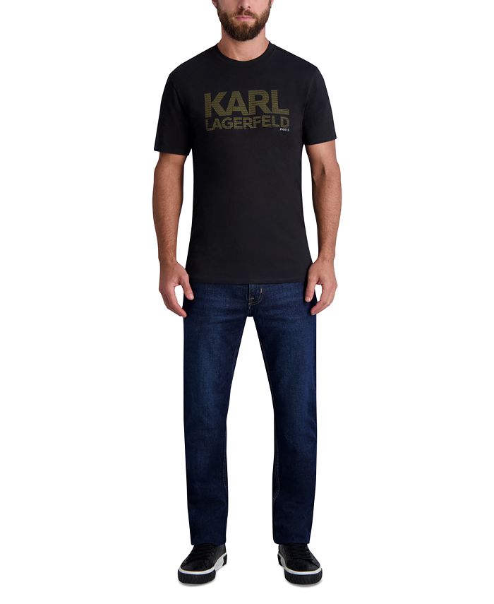 Karl Lagerfeld Tshirt Short Sleeve Logo Blue main image 0