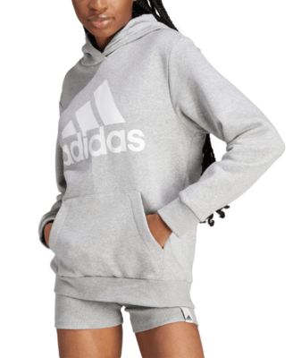 아디다스 Adidas Womens Oversized Fleece Logo Hoodie
