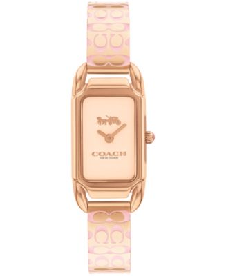 Coach Cadie Women\'s Rose Gold Bracelet Quartz Wristwatch Water-Resistant with B… Cadie Watch, 17.5 Mm X 28.5 Mm | Watches | Coach | COACH® main image 2