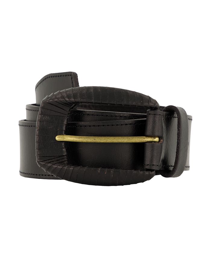 Frye Women's 35mm Wrapped Buckle Leather Belt - Macy's