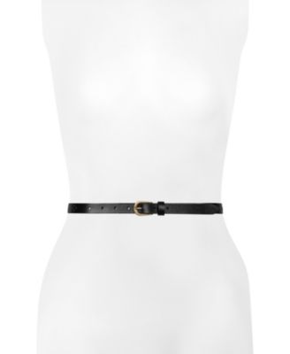 Women's 20mm Beaded Leather Belt