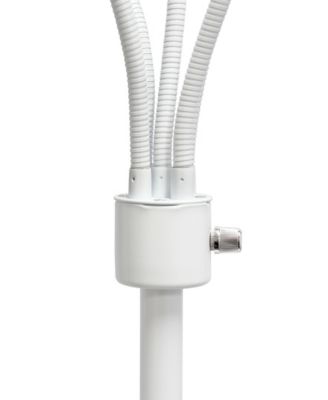 Simple Designs 5 Light Adjustable Gooseneck Floor Lamp with Shades