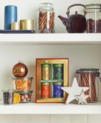 Palais des Thes Holiday Gift Set of Loose Leaf Mini Tins, 4 Pieces