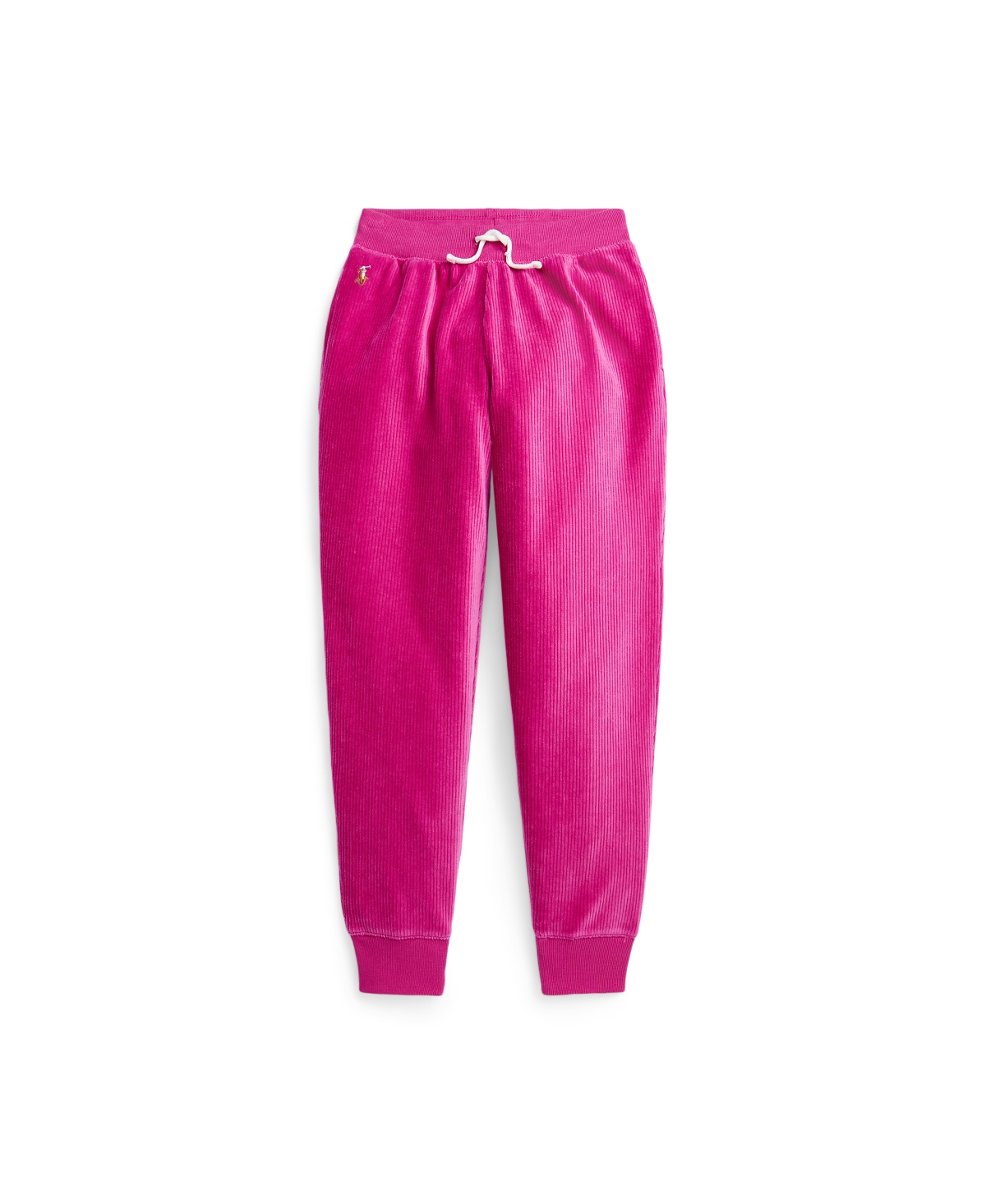 Polo Ralph Lauren Kids' Big Girls Corduroy Jogger Pants In Preppy Pink