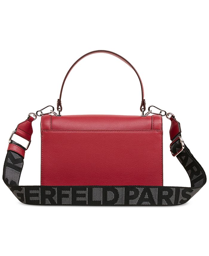 KARL LAGERFELD PARIS Simone Small Leather Crossbody Macy's
