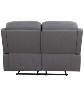 Fletcher 59.8" Stain-Resistant Polyester Reclining Loveseat