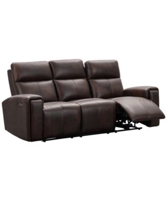 Keegan 88" Leather Power Reclining with Power Headrests Sofa