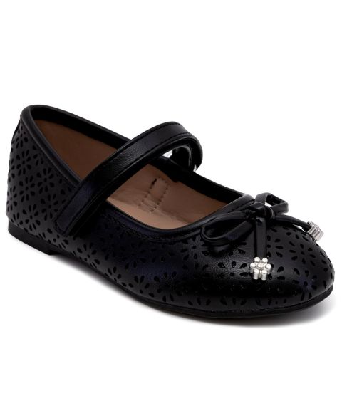 Балетки Sugar Lil Drea Mary Jane Loop Closure Ballet Flats для девочек-малышей, цвет: Чёрный