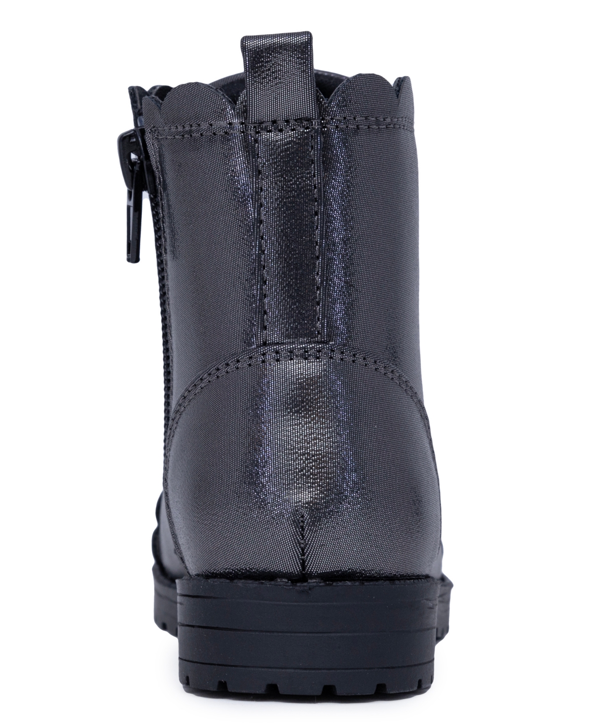 Sugar Toddler Girls Lil Scallop Combat Round Toe Boots