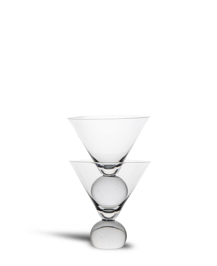 Godinger Dublin Martini Glasses, Set of 4 - Macy's