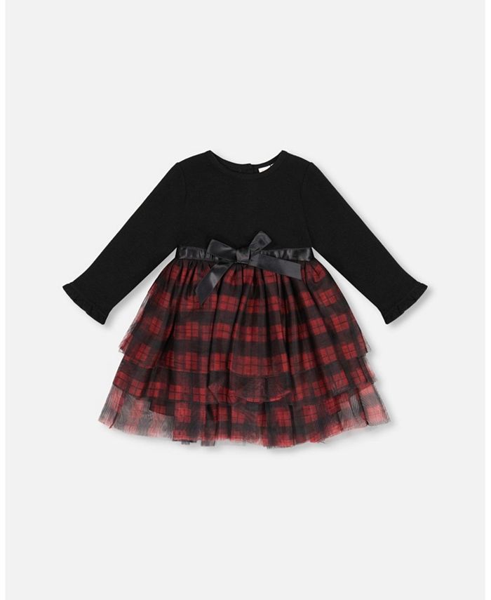 Baby girl buffalo plaid skirt hot sale
