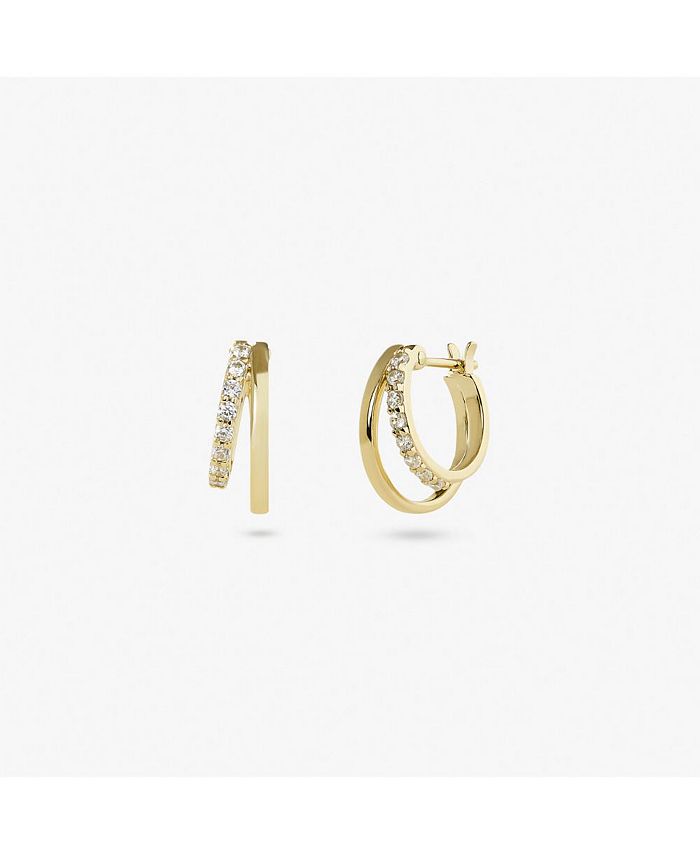 Ana luisa double hoop earrings deals
