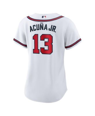 Atlanta Braves Women's Ronald Acuna Official Player Replica Jersey