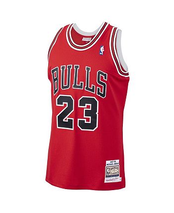 Mitchell & Ness Men's Chicago Bulls Michael Jordan Authentic Jersey - Macy's