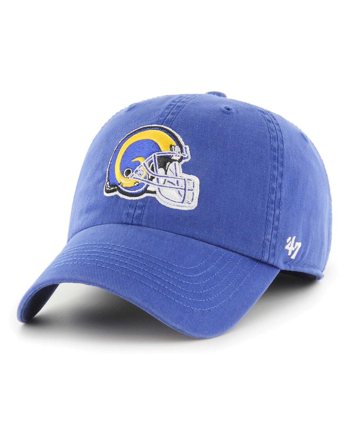 47 Brand Men's ' Royal Los Angeles Rams Gridiron Classics Franchise Legacy Fitted Hat