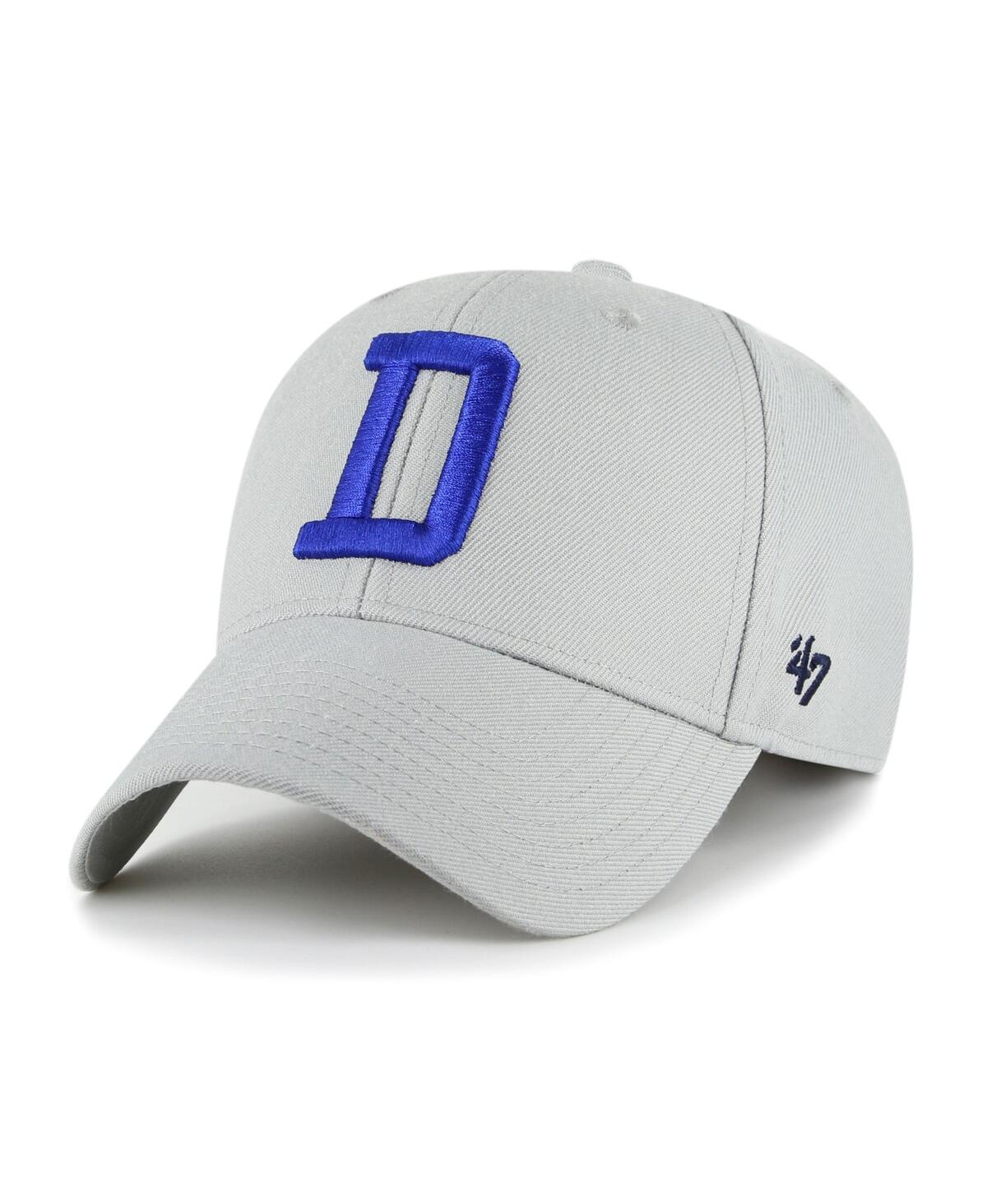 47 Brand Men's ' Gray Dallas Cowboys "d" Mvp Adjustable Hat