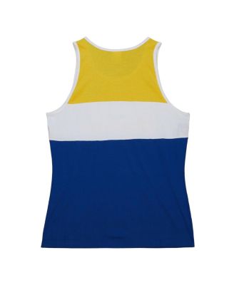 Men's Royal Golden State Warriors Special Script Tank Top