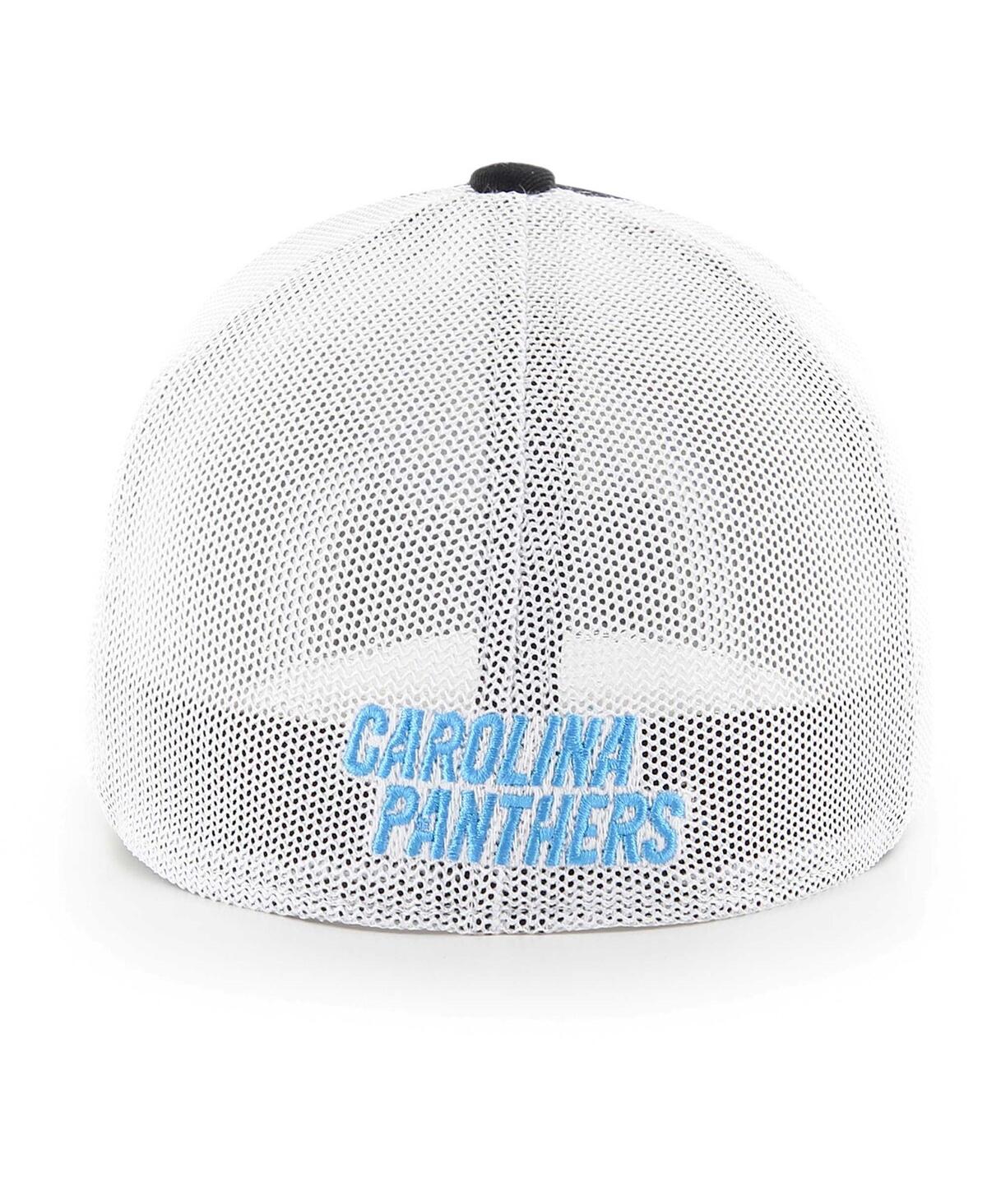 Men's '47 BrandCarolina Panthers Trophy Trucker Stretch Fit Hat - Black