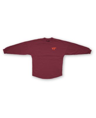 Royce Apparel Inc - Women's Long-Sleeve Virginia Tech Hokies Sweeper T-Shirt
