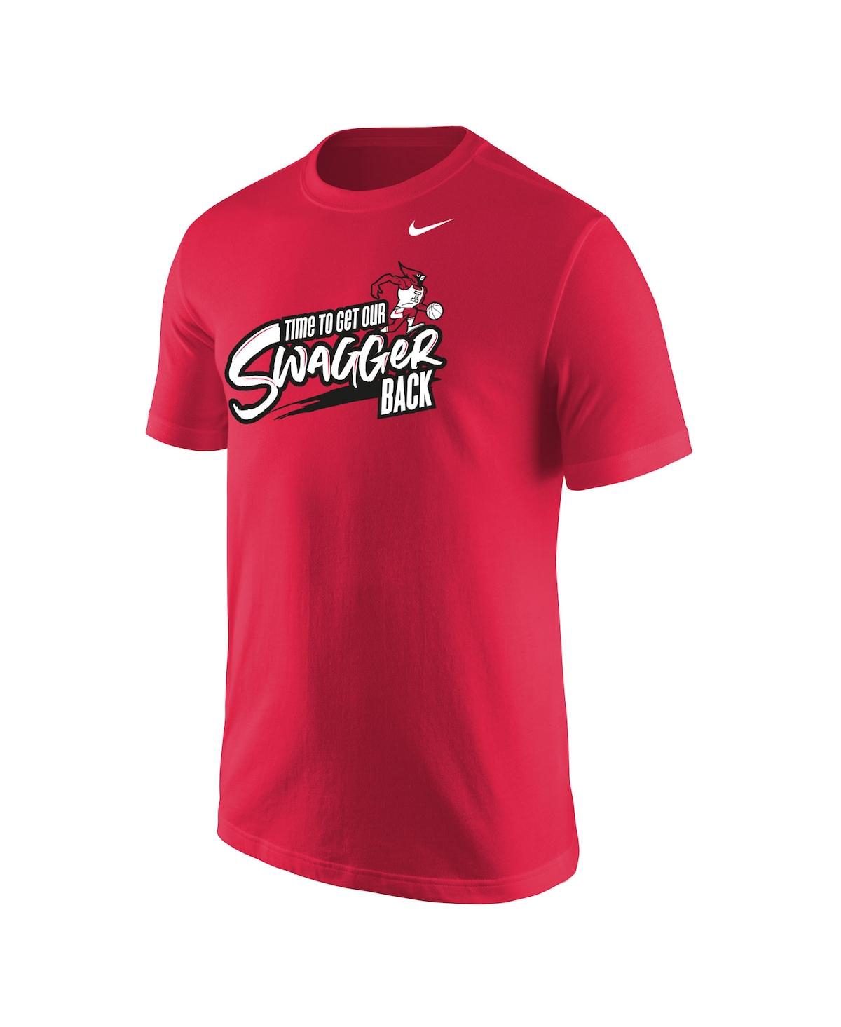 Shop Nike Men's  Red Illinois State Redbirds Swagger T-shirt