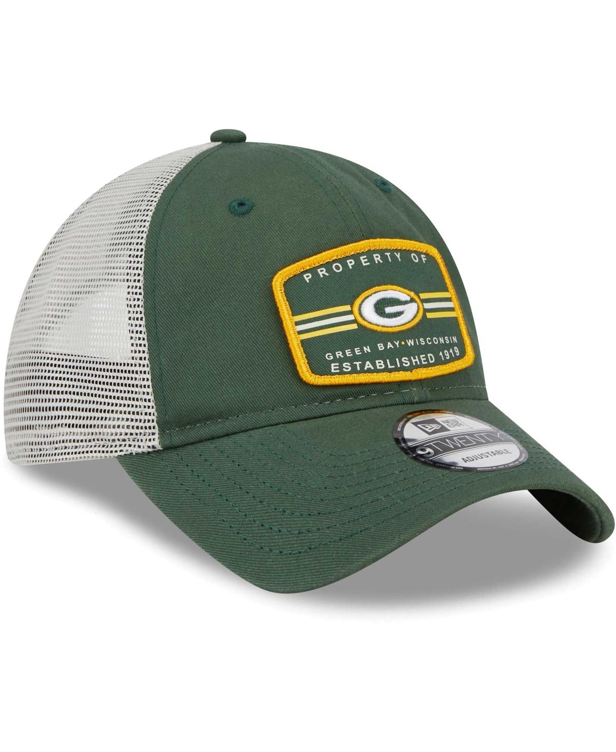 Men's New EraGreen Bay Packers Property Trucker 9TWENTY Adjustable Hat - Green