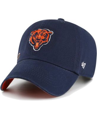 Women's Navy Chicago Bears Confetti Icon Clean Up Adjustable Hat