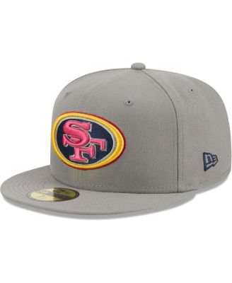 Men's Gray San Francisco 49ers Color Pack 59FIFTY Fitted Hat