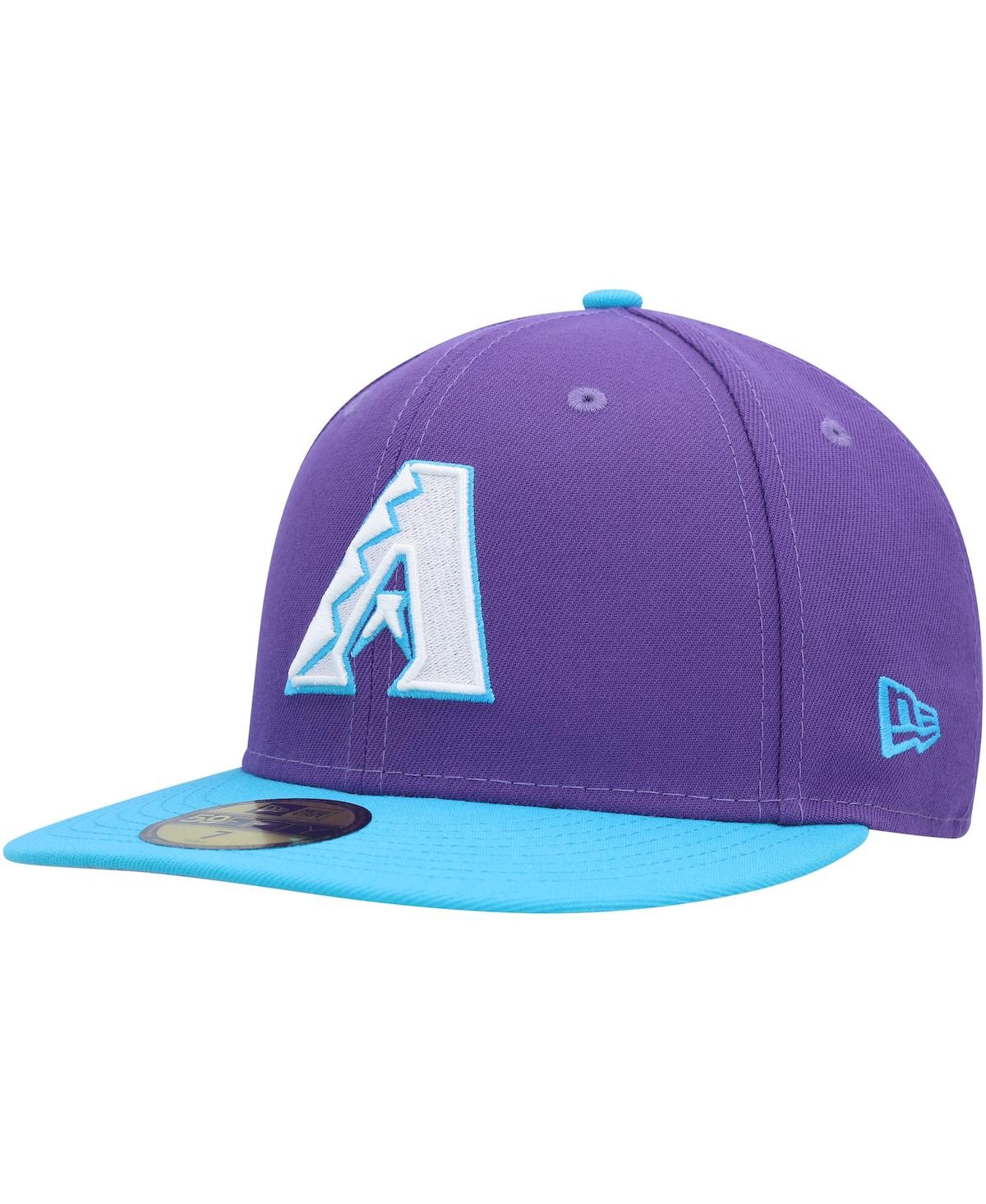 Men's New EraArizona Diamondbacks Vice 59FIFTY Fitted Hat - Purple