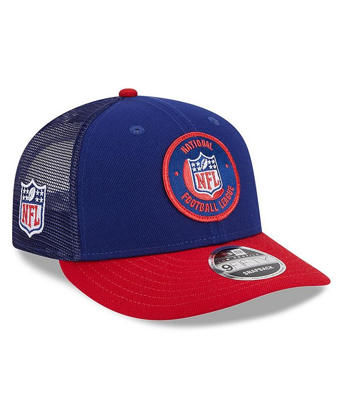 New Era Men's Navy, Red NFL 2023 Sideline Low Profile 9FIFTY Snapback ...