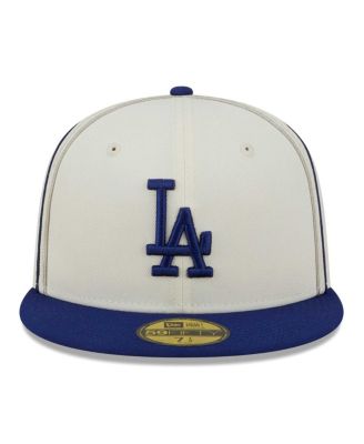 Men's Cream, Royal Los Angeles Dodgers Chrome Sutash 59FIFTY Fitted Hat