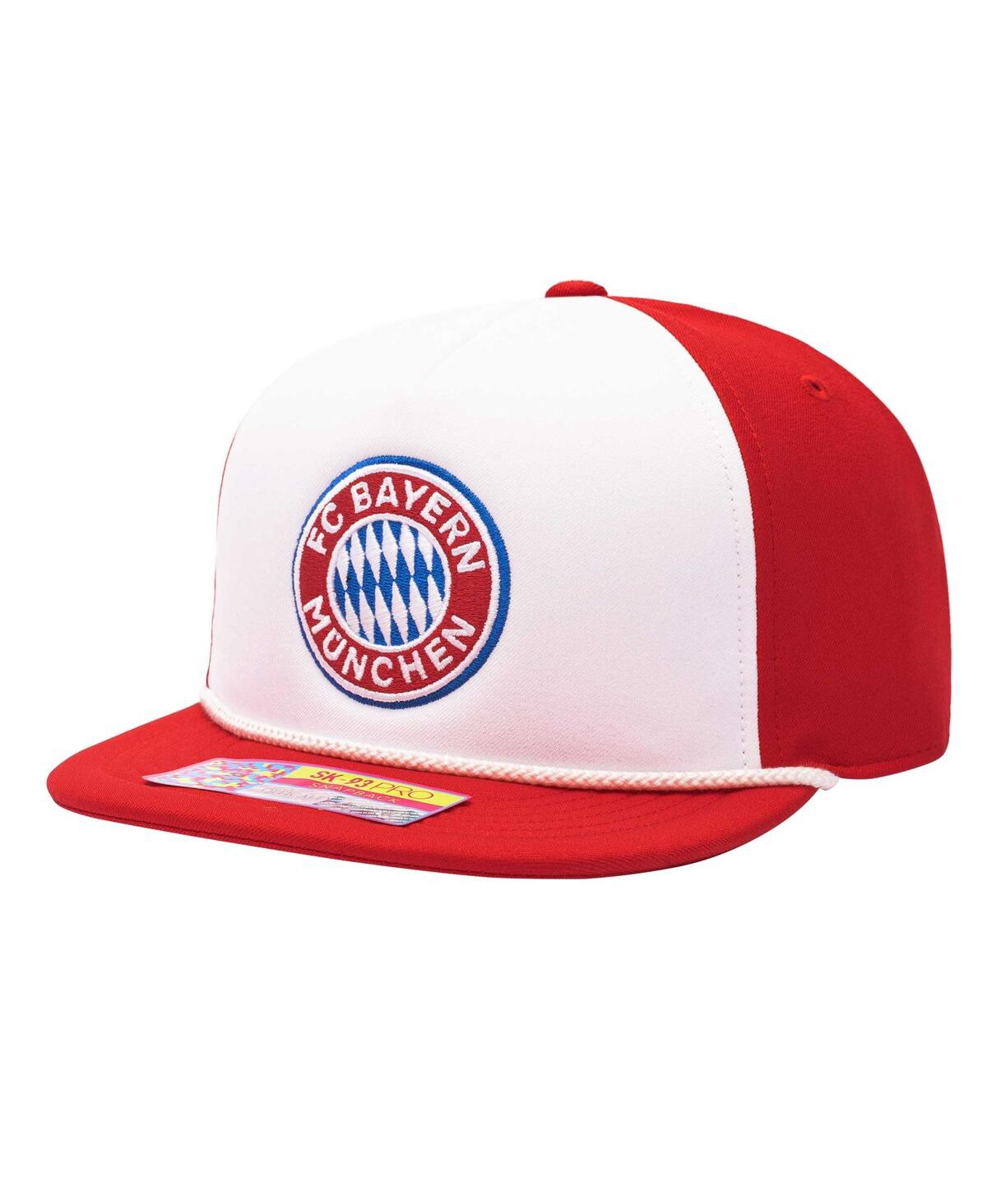 Fan Ink Men's  White Bayern Munich Avalanche Snapback Hat